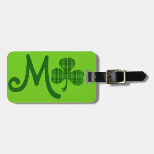 Etiqueta Para Maletas Shamrock Green Plaid