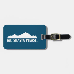 Etiqueta Para Maletas Shasta California Por Favor