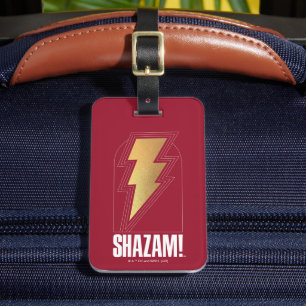 Etiqueta Para Maletas ¡SHAZAM! Furia de los dioses Insignia Lightning