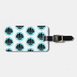 Etiqueta Para Maletas Shell azul