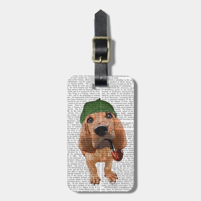 Etiqueta Para Maletas Sherlock Holmes 2 (Frente Vertical)