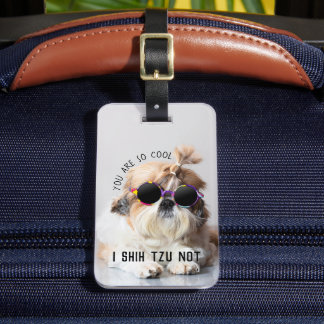 Etiqueta Para Maletas Shih Tzu No es divertido a los amantes de los perr