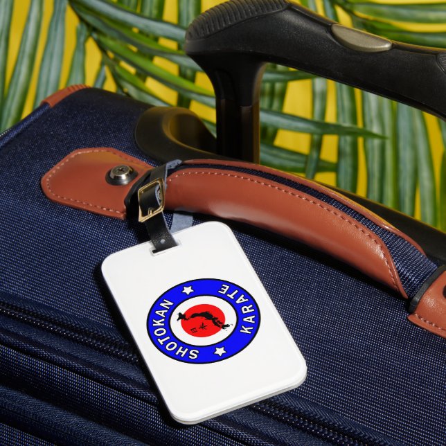 Etiqueta Para Maletas Shotokan Karate (Anverso In situ 1)