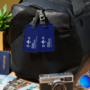 Etiqueta Para Maletas Siempre es hora de volar en avión