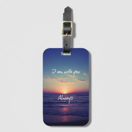 Etiqueta Para Maletas Siempre estoy contigo Bible Verse Funda-Mate iPhon