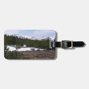 Etiqueta Para Maletas Sierra Nevada y nieve en Yosemite