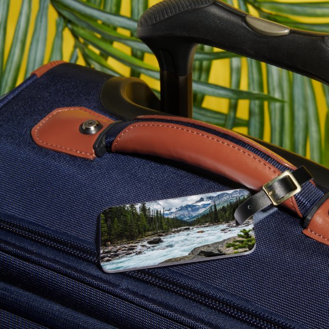 Etiqueta Para Maletas Sierra | Parque nacional Banff Alberta, Canadá (Anverso In situ 3)