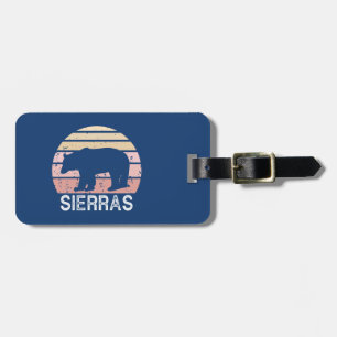 Etiqueta Para Maletas Sierras de oso retro