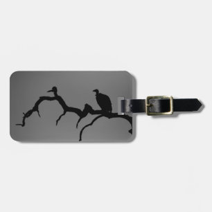 Etiqueta Para Maletas Silhouette Vulture