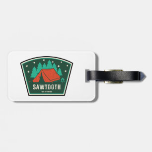 Etiqueta Para Maletas Silvestre Sawtooth Camping Idaho