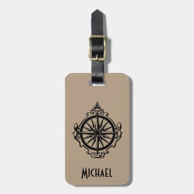 Etiqueta Para Maletas Símbolo: Compás (Frente Vertical)