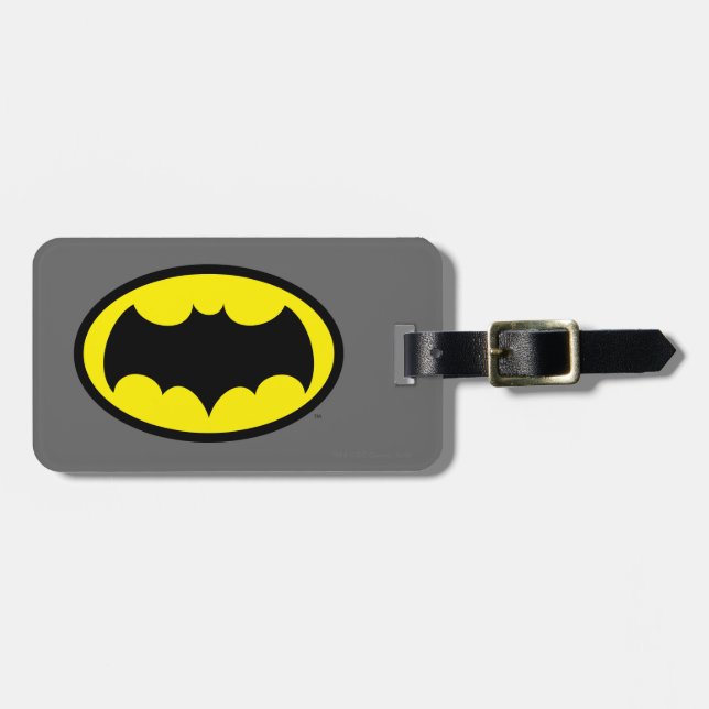 Etiqueta Para Maletas Símbolo de Batman (Frente Horizontal)