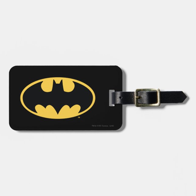 Etiqueta Para Maletas Símbolo de Batman | Logotipo Oval 