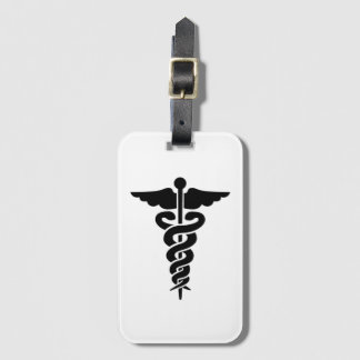 Etiqueta Para Maletas Símbolo médico 