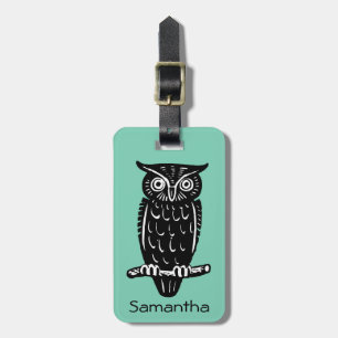 Etiqueta Para Maletas Símbolo: Sabiduría