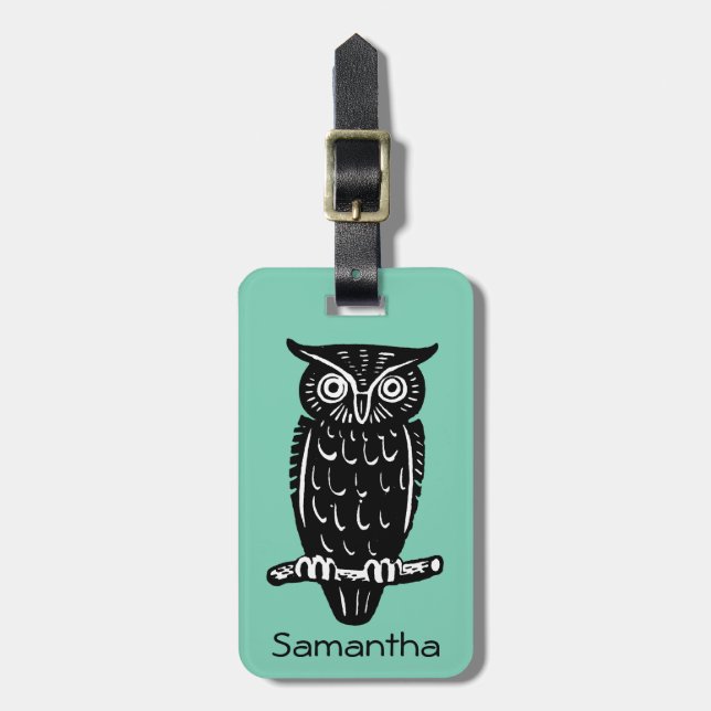 Etiqueta Para Maletas Símbolo: Sabiduría (Frente Vertical)