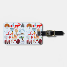 Etiqueta Para Maletas Símbolos de Canadá