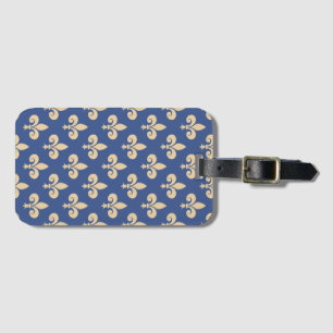 Etiqueta Para Maletas Símbolos de Fleur-de-lis