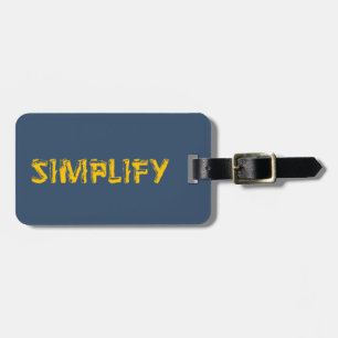 Etiqueta Para Maletas Simplificar