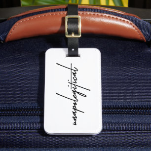Etiqueta Para Maletas Sin arrepentimiento - Viajar con valentía