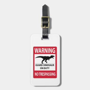 Etiqueta Para Maletas Sin Rótulo de traspaso (T-Rex)