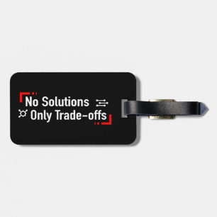 Etiqueta Para Maletas Sin soluciones sólo compensaciones