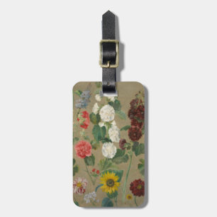 Etiqueta Para Maletas Sin título (flores) (aceite a bordo)