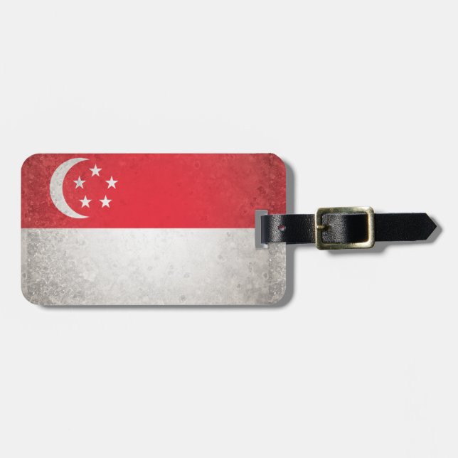 Etiqueta Para Maletas Singapur (Frente Horizontal)