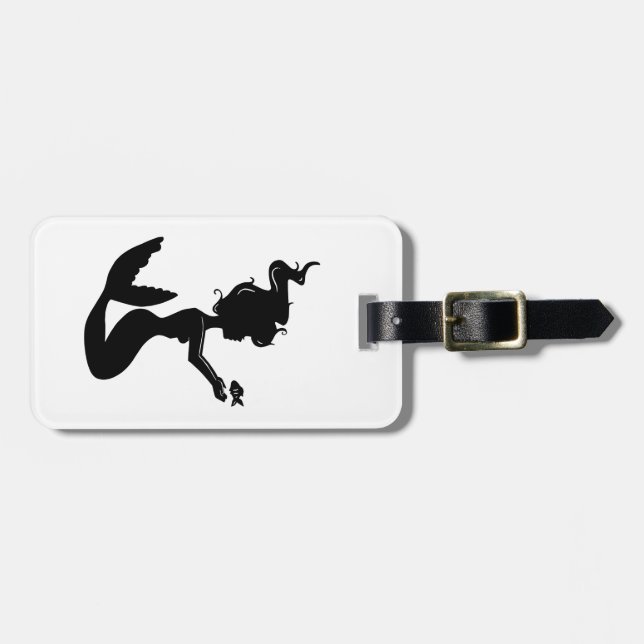 Etiqueta Para Maletas Sirena (Frente Horizontal)