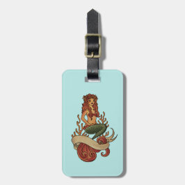 Etiqueta Para Maletas sirena