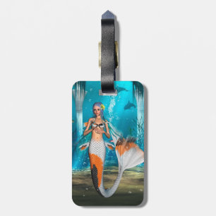 Etiqueta Para Maletas Sirena