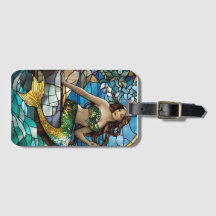 Sirena de vidrio manchado