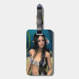 Etiqueta Para Maletas Sirena Linda