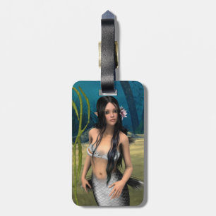Etiqueta Para Maletas Sirena Linda