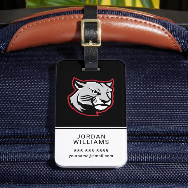 Etiqueta Para Maletas SIUE Cougars (Anverso In situ 2)