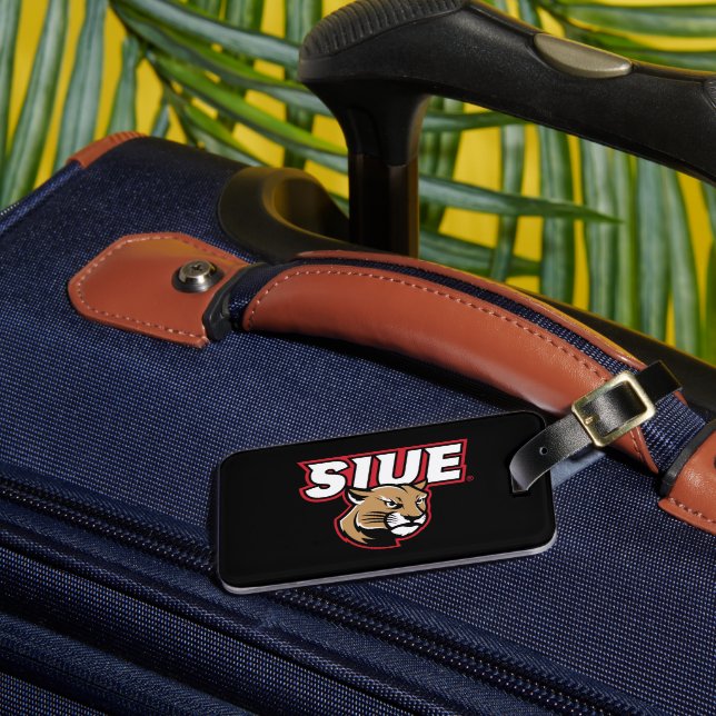 Etiqueta Para Maletas SIUE Cougars (Anverso In situ 3)