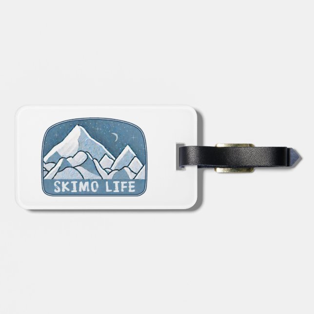 Etiqueta Para Maletas Skimo Life (Atrás Horizontal)