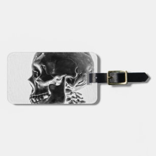 Etiqueta Para Maletas Skull de rayos X