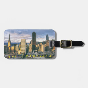 Etiqueta Para Maletas Skyline de San Francisco