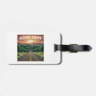 Etiqueta Para Maletas Skyline Drive Virginia Sunset
