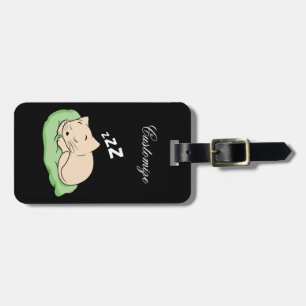 Etiqueta Para Maletas Sleeping Kitty Thunder_Cove