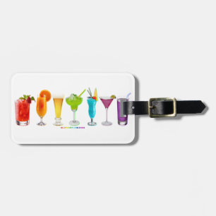 Etiqueta Para Maletas SlipperyJoe's Cheers orgullo de cóctel de alcohol 