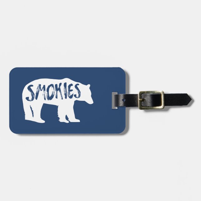 Etiqueta Para Maletas Smokies Bear (Frente Horizontal)