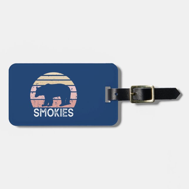 Etiqueta Para Maletas Smokies Bear (Frente Horizontal)