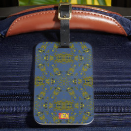 Etiqueta Para Maletas Snake Pond Blue