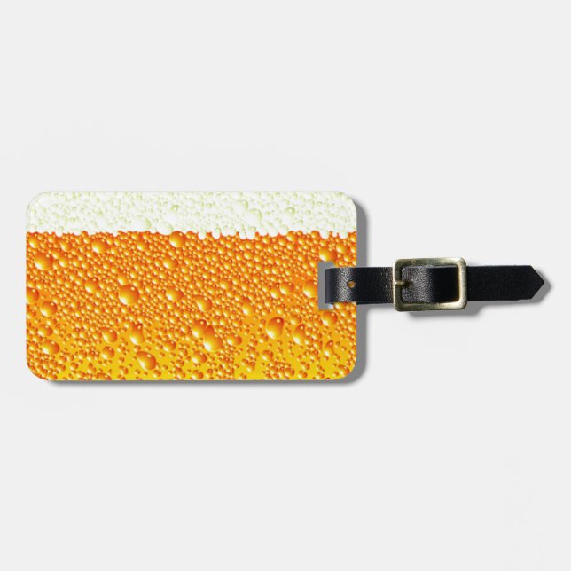 Etiqueta Para Maletas snob de cerveza (Frente Horizontal)