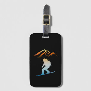 Etiqueta Para Maletas Snowboard, Ski, Snowboard