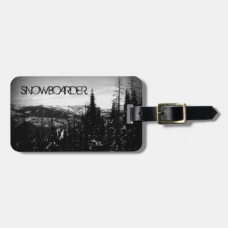 Etiqueta Para Maletas Snowboarder