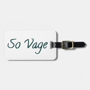 Etiqueta Para Maletas so vage