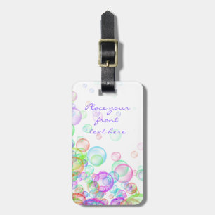 Etiqueta Para Maletas Soap Bubbles